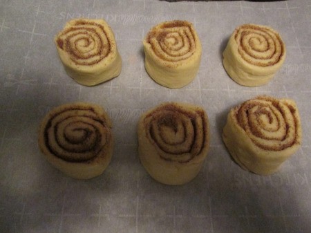 Cinnamon Rolls on baking sheet