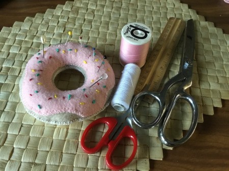 Donut Pin Cushion - add pins and craft away