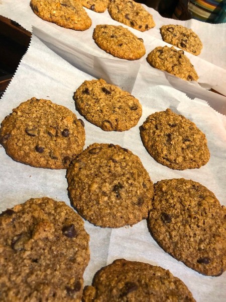 baked Oatmeal Chocolate Chip Walnut Cookies (GF)
