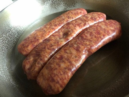 Sausage in pan