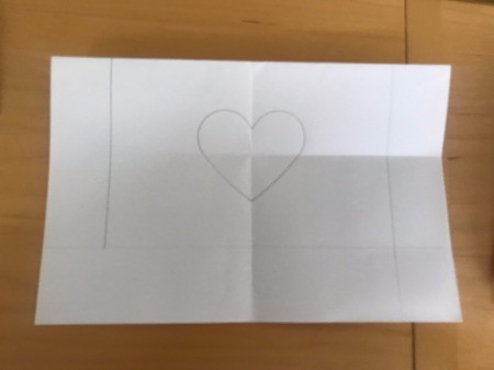 Cut Out "MOM" Card for Mother's Day - add heart shape in center for "o" in mom