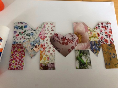 Cut Out "MOM" Card for Mother's  Day - similar shot