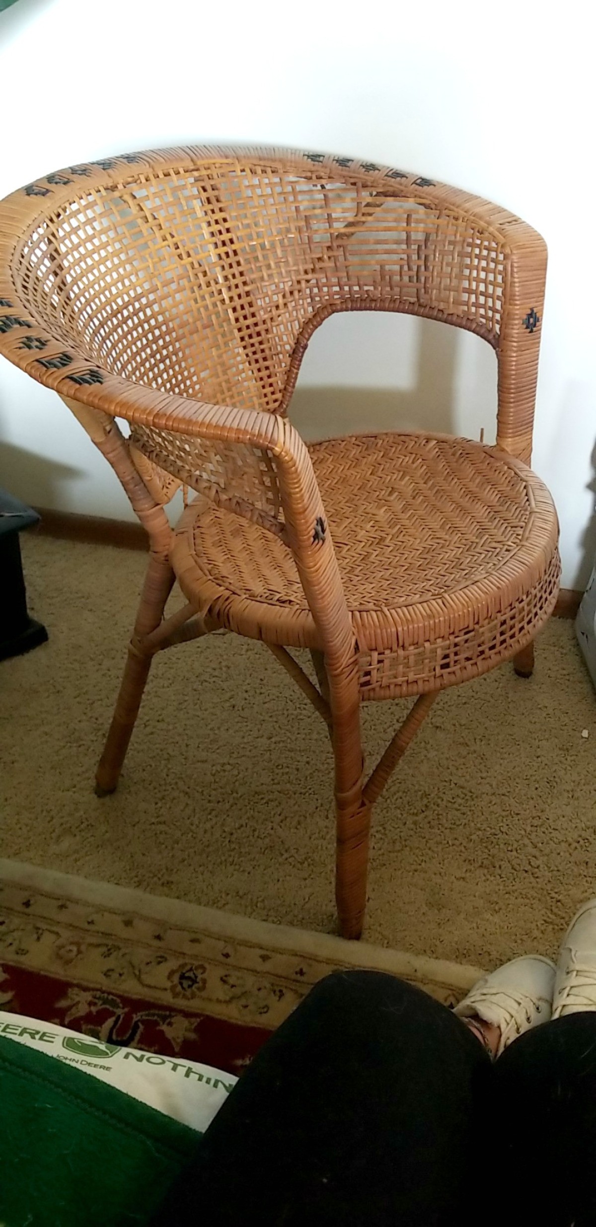 Wicker chairs vintage last christmas wham