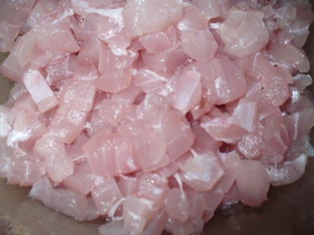 chopped tuna