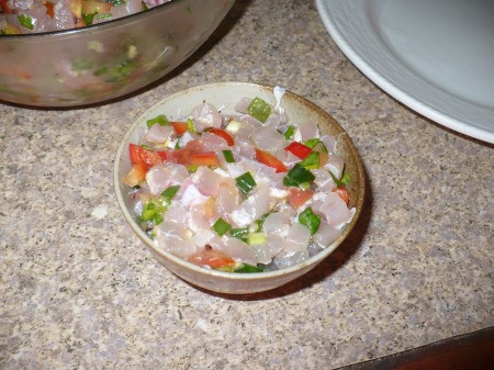 Tuna Tartare in bowl