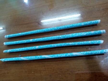 How to Make Paper Flower Wall Decor - align then horizontially