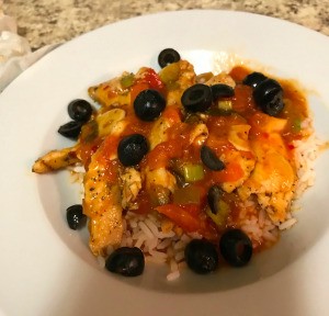 Salsa Chicken over Rice