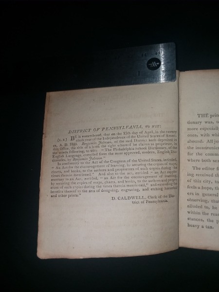Value of an Old Dictionary