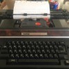 Repairing a Brother Typewriter - closeup of a typewriter