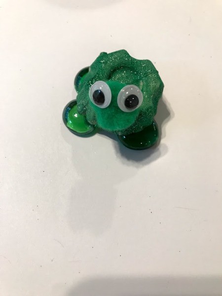 Egg Crate Turtle Paper Weight - glue on eyes