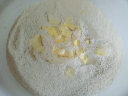 butter mixed with flour