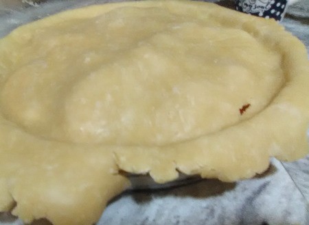 top pie shell on top