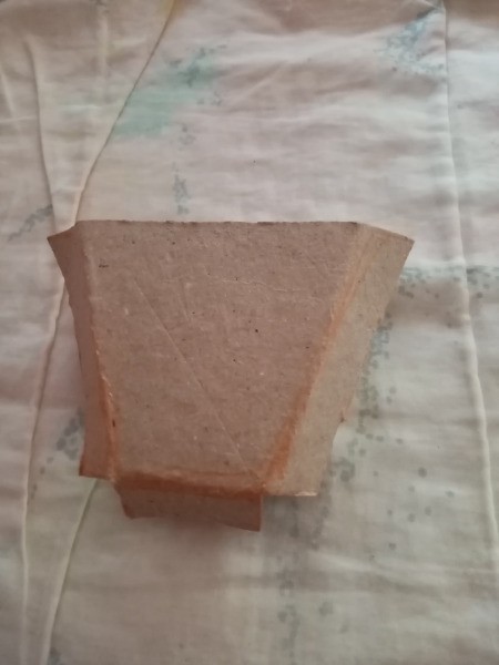 Flower Vase Mother's Day Card - bend the lines on your pattern