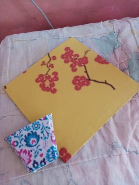 Flower Vase Mother's Day Card  - cover the vase and the card with different paper patterns