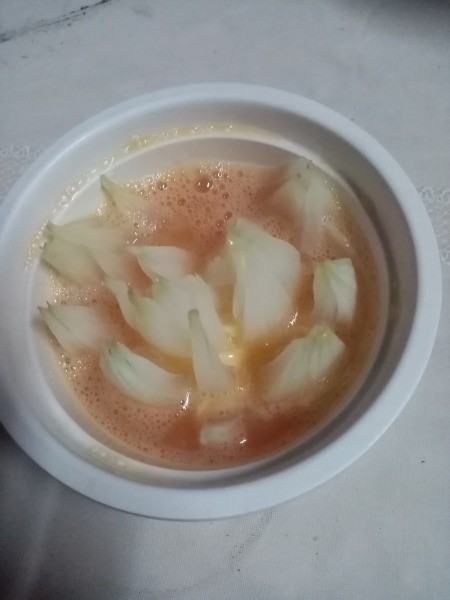 dipped Onion in egg