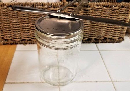 How to Reuse Your Canning Jar Lids for Crafts - side view