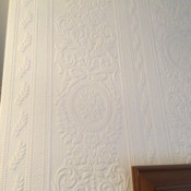 Identifying Old Wallpaper - vertical patterned paintable wallpaper