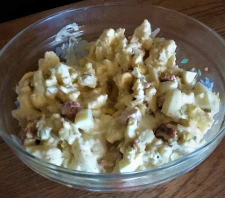 bowl of Cauliflower Salad