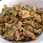 plate of Ampalaya Guisado