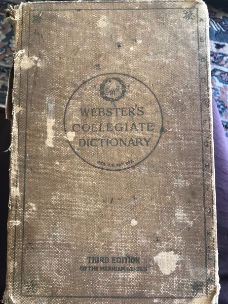 Value of a Webster's Collegiate Dictionary