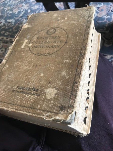 Value of a Webster's Collegiate Dictionary