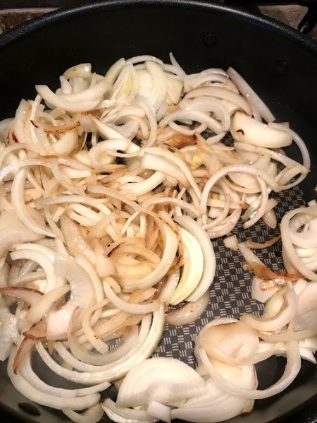 caramelizing onions