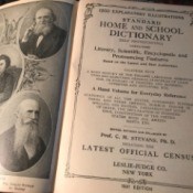 Value of a 1921 Home and School Dictionary - cover page