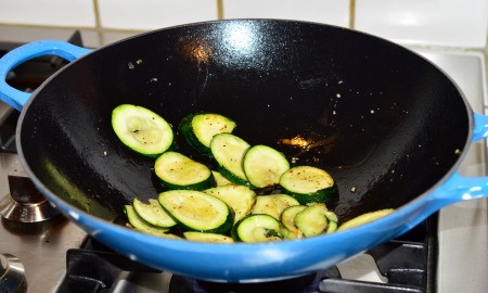 stir fried zucchini
