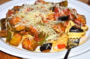 Plate of Vegan Italian Stir-Fry