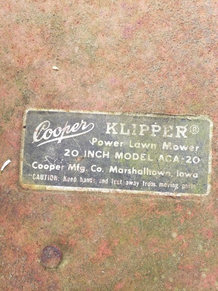 Value of a Cooper Klipper Gas Powered Reel Mower
