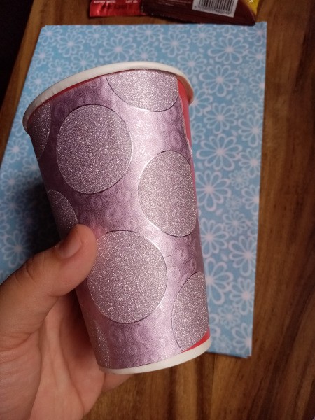 Father's Day Coffee Cup Greeting Card - cover half of cup with a different paper
