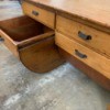 Finding the Value of Antique Furniture - cabinet with two drawers and two lower pull out bins