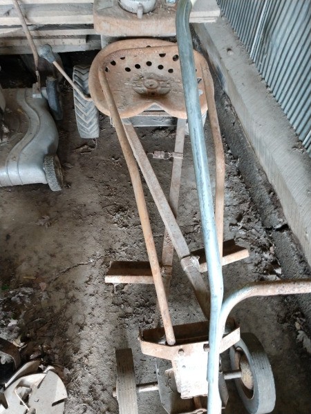 Selling an Old Lawnboy Mower with Loafer Attachment - riding attachment