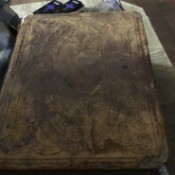 Value of an 1864 Unabridged Illustrated Dictionary - cover of a very old dictionary