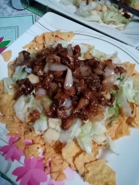 meats added to plate