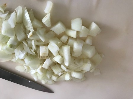 chopped onions
