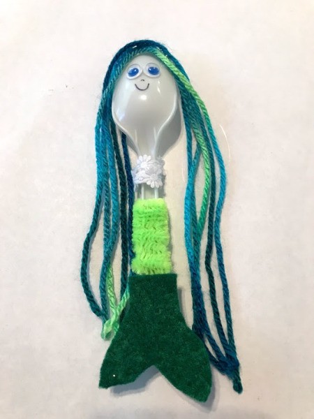 How to Make a Plastic Spoon Mermaid Doll | ThriftyFun