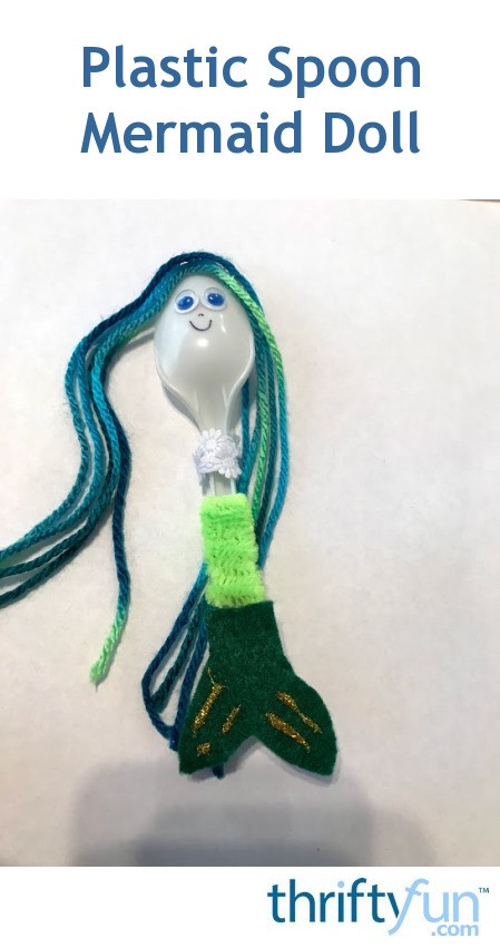 How to Make a Plastic Spoon Mermaid Doll | ThriftyFun