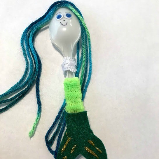 How to Make a Plastic Spoon Mermaid Doll | ThriftyFun