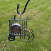 Making Simple  Suet Cakes - place can in the suet feeder