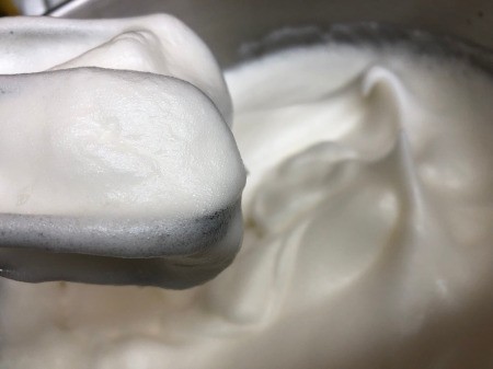 stiff whipped egg whites