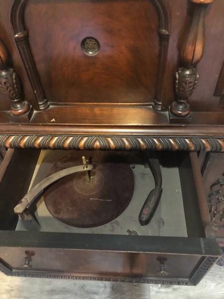 Antique Cabinet with Turntable