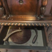 Antique Cabinet with Turntable