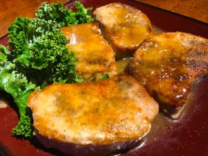 Pork Loin Chops on plate