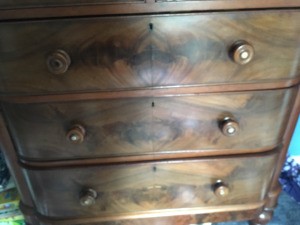 Value of an Antique Chest of Drawers - dark finish chest of drawers