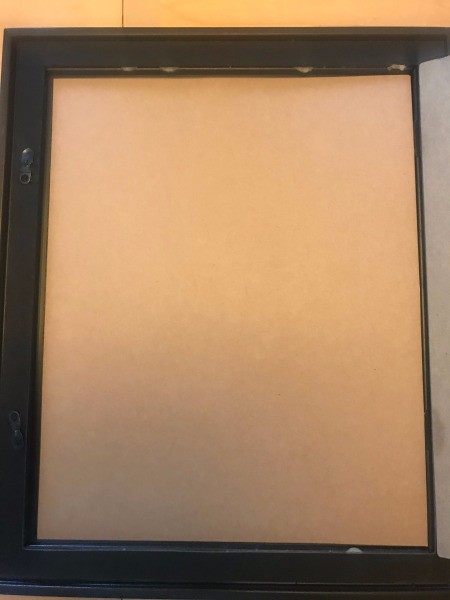 Home Sweet Home Framed Leaves Wall Hanging - cut a piece of cardstock to fit 8x10 frame