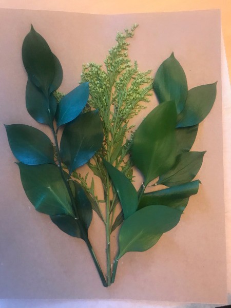 Home Sweet Home Framed Leaves Wall Hanging - glue in place