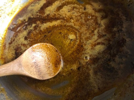 melted butter &spices