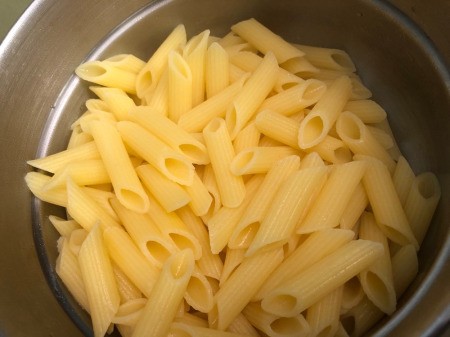 cooked pasta