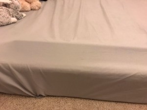 A mattress on the floor to prevent falls.